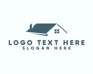 Loft - Home Roofing Builder logo design