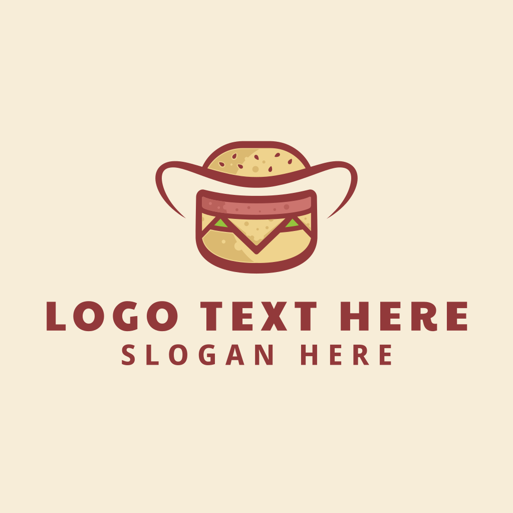 Burger Hat Fast Food Logo | BrandCrowd Logo Maker