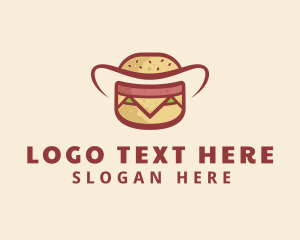 Fast Food - Burger Hat Fast Food logo design