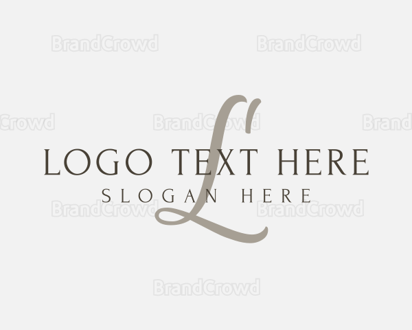 Elegant Boutique Fashion Logo