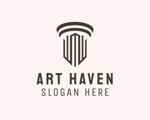 Column Architecture Museum logo design