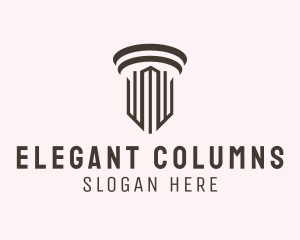 Column Architecture Museum logo design