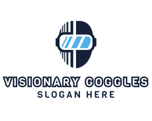 Goggles - VR Goggle Mask logo design