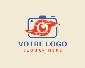 Camera Lens Photography Logo