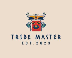 Chieftain - Ancient Aztec Civilization logo design
