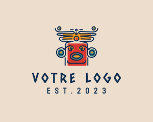 Civilization - Ancient Aztec Civilization logo design