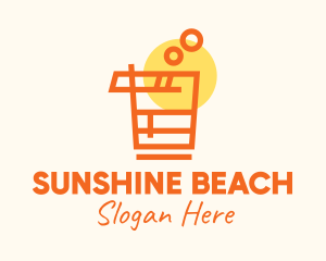 Summer - Orange Summer Drink logo design
