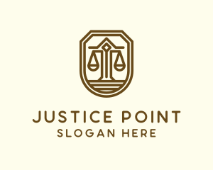 Judiciary - Judiciary Scale Badge logo design