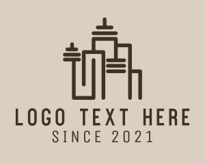 Logistics - Industrial Logistics Facility logo design