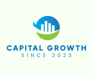 Investment - Modern Investment Company logo design