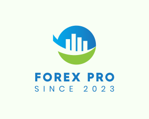 Forex - Modern Investment Company logo design