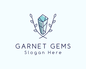 Premium Crystal Gem logo design