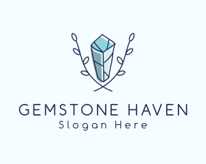 Premium Crystal Gem logo design