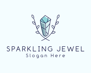 Premium Crystal Gem logo design