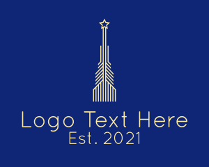 Builder - Yellow Star Tower logo design