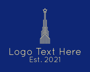 Architect - Yellow Star Tower logo design