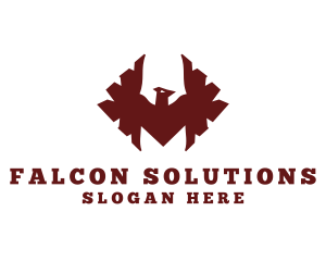 Falcon - Falcon Bird Wings logo design