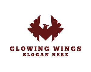 Falcon Bird Wings logo design