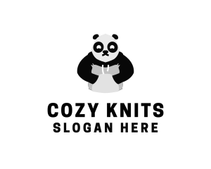 Sweater - Hooded Panda Bear logo design