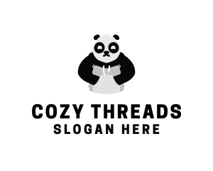 Hoodie - Hooded Panda Bear logo design