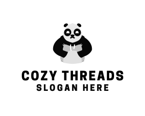 Hooded Panda Bear logo design