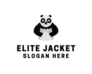 Jacket - Hooded Panda Bear logo design