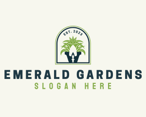 Plant Gardening Shovel logo design