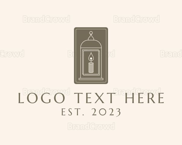 Minimalist Candle Case Logo