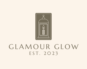 Chandelier - Minimalist Candle Case logo design