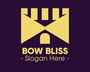 Bow - Bow Tie Castle logo design