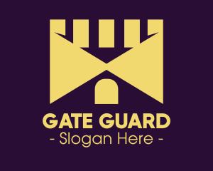 Gate - Bow Tie Castle logo design