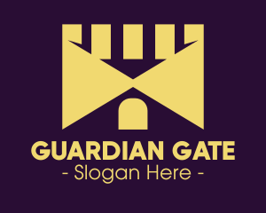 Gate - Bow Tie Castle logo design