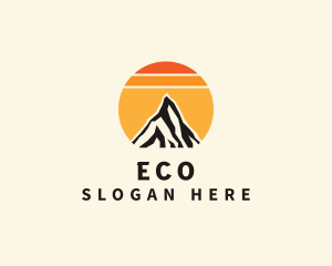 Mountain Climbing - Mountain Peak Trekking logo design