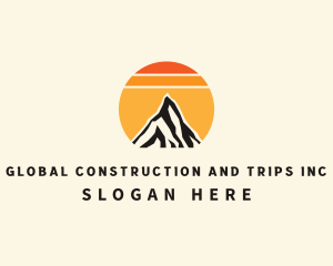 Mountain Peak Trekking logo design