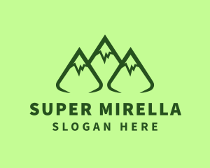 Natural - Green Mountain Environment logo design