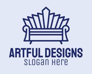 Luxury Sofa Couch  logo design