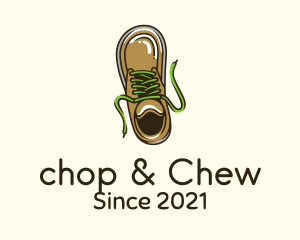 Shoe Repair - Modern Walking Shoes logo design