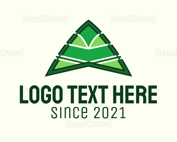 Modern Camping Tent Logo