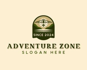 Hang Gliding Adventure logo design