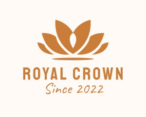 Royal Pageant Crown Spa logo design