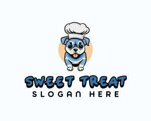 Cute Chef Puppy logo design