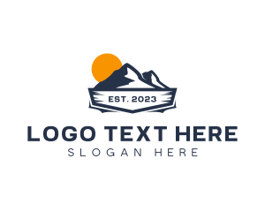 Summit - Adventure Mountain Hiking logo design