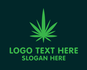 Cannabis - Weed Marijuana Therapy Leaf logo design