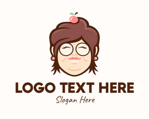 Fast Food - Grandmother Cherry Cupcake logo design