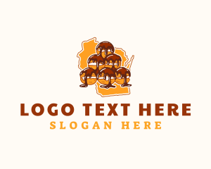 Restaurants - Wisconsin Profiterole Dessert logo design