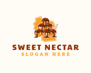 Wisconsin Profiterole Dessert logo design