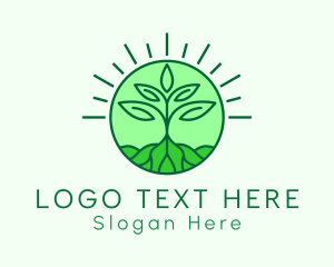 Orchard - Farming Plant Cultivation logo design