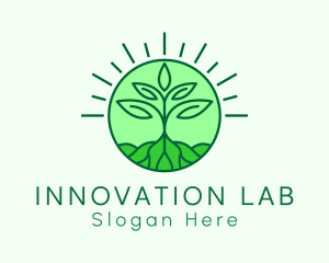 Farming Plant Cultivation Logo