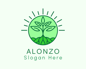 Farming Plant Cultivation logo design