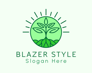 Farming Plant Cultivation logo design